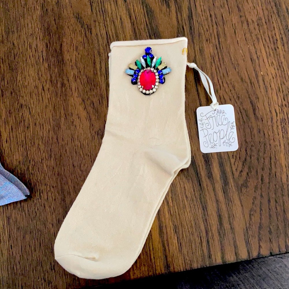 Free People | jeweled ankle socks